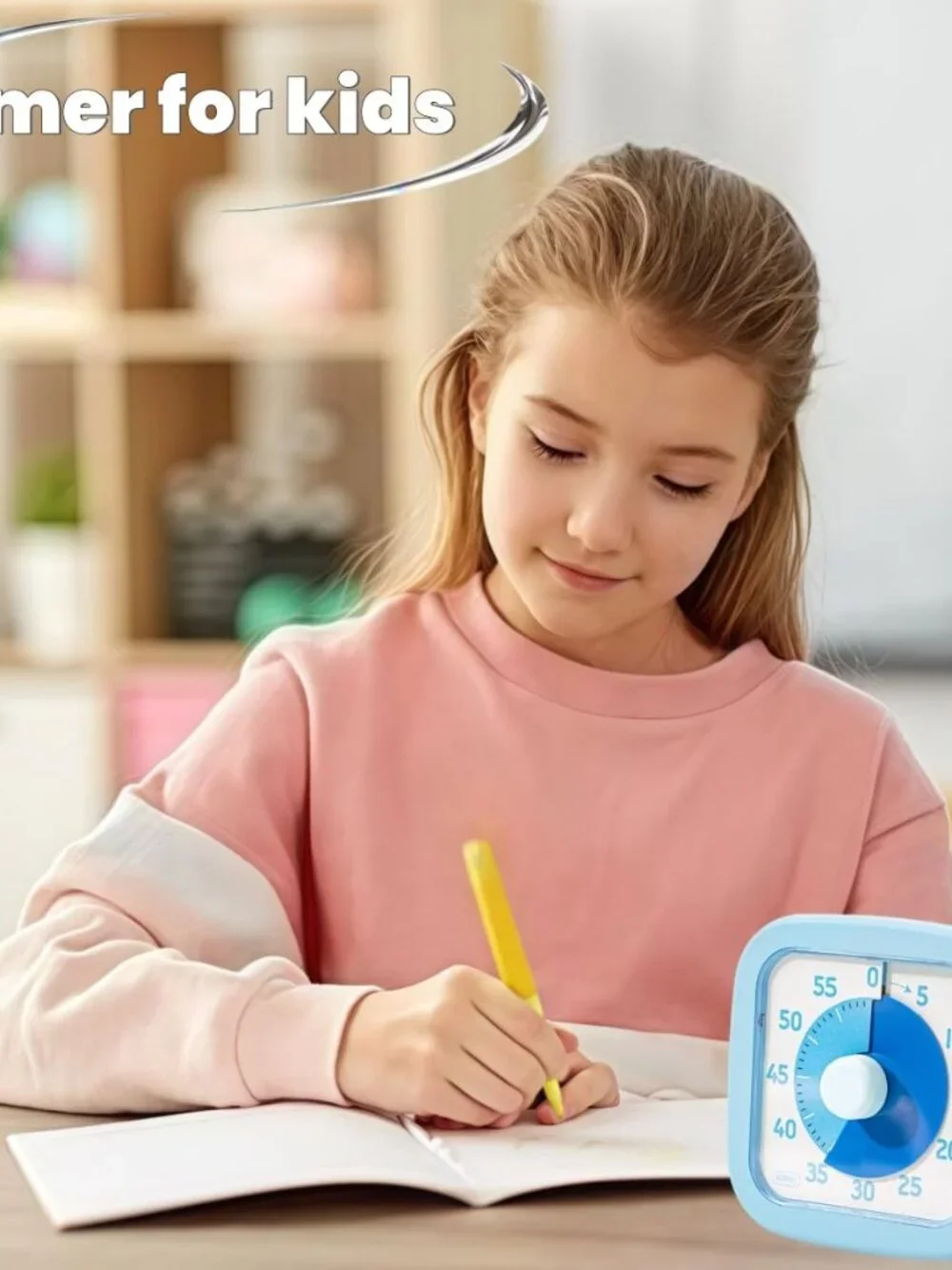 Visual Timer for Kids Timer Home - 60 Minute Kids Visual Timer for Classroom Hom